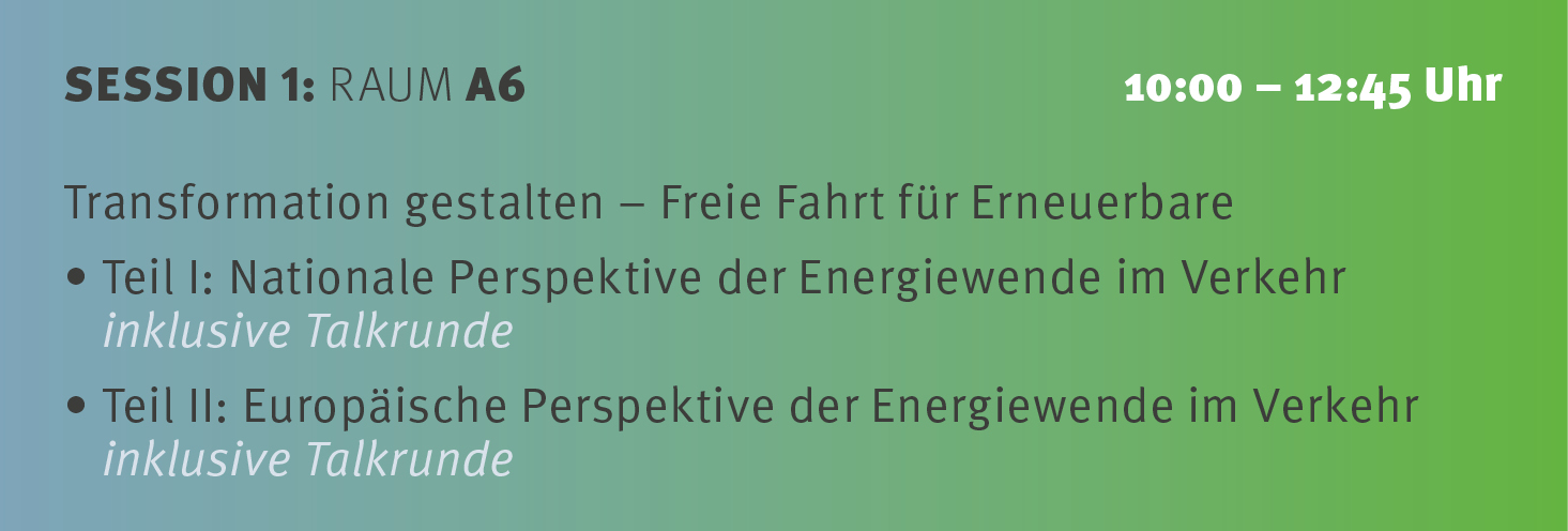 Session 1 Fachkongress Kraftstoffe der Zukunft 2027